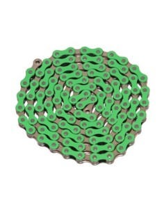 YBN Chain 1/2x1/8x112 1/Speed Green/Chrome.